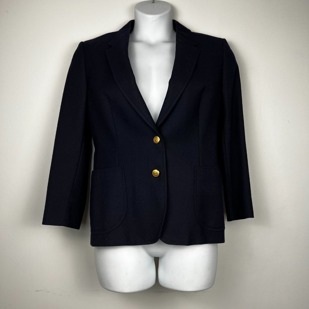 Vintage 1960's Daks Picadilly Mirror Room Hudson's Bay Designer Wool Blazer